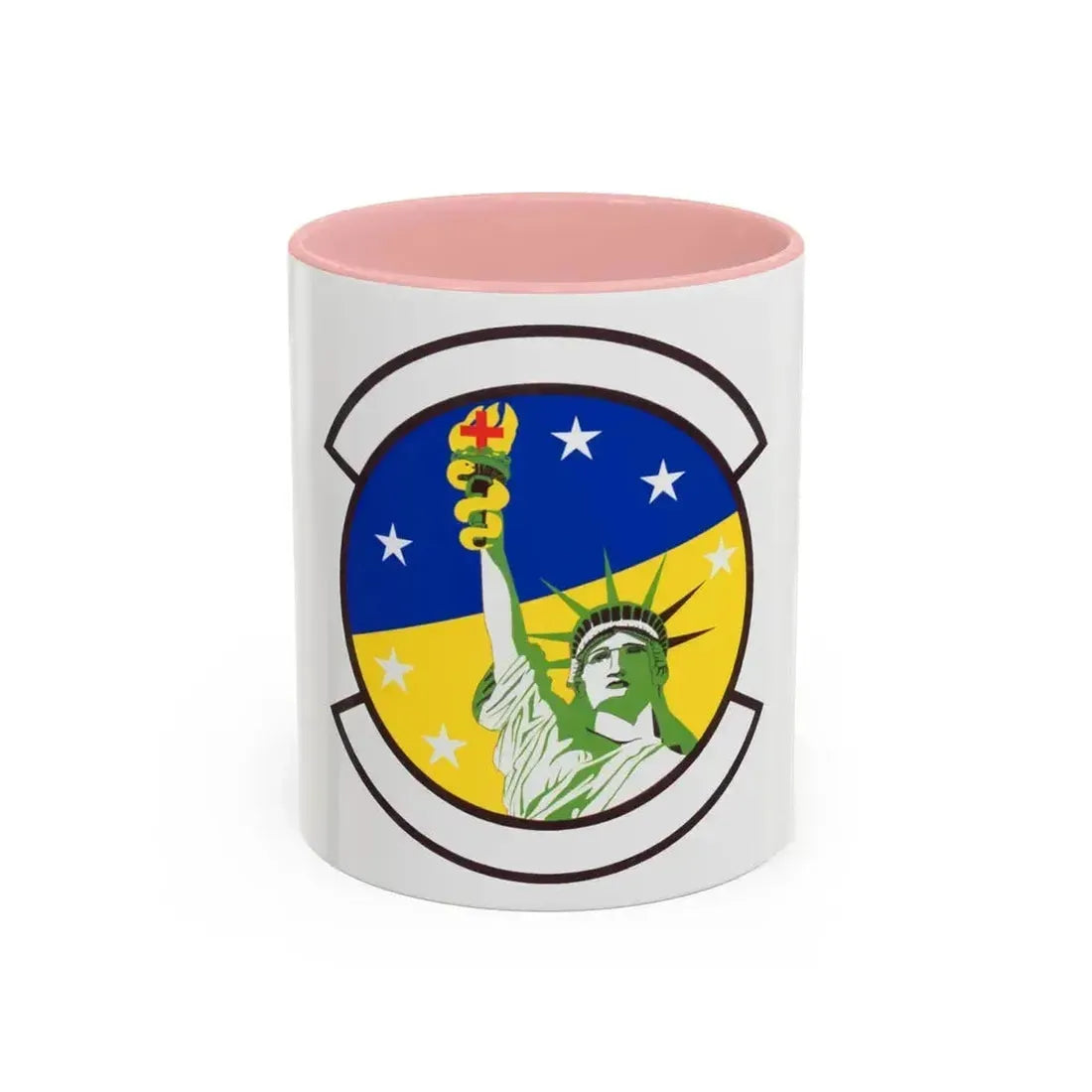 48 Healthcare Operations Squadron USAFE (U.S. Air Force) Accent Coffee Mug 11oz Pink - Go Mug Yourself