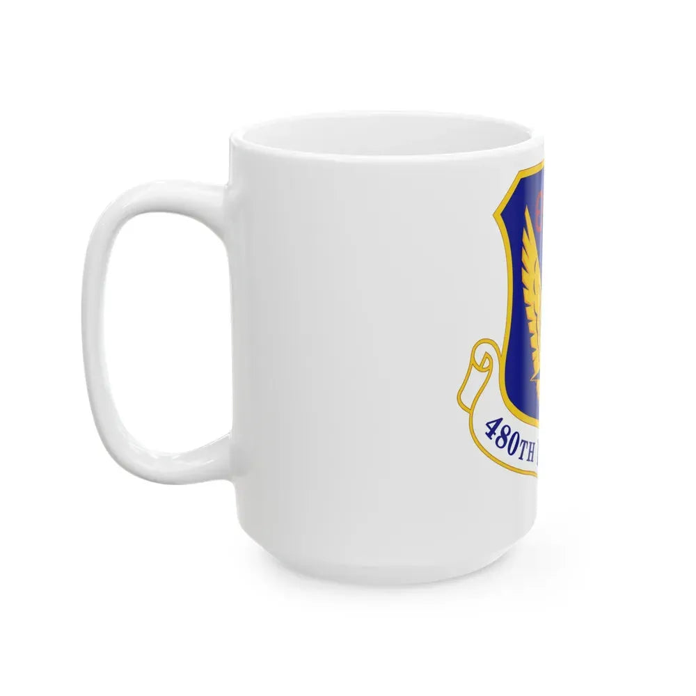 480 Intelligence Surveillance and Reconnaissance Group ACC (U.S. Air Force) White Coffee Mug - Go Mug Yourself
