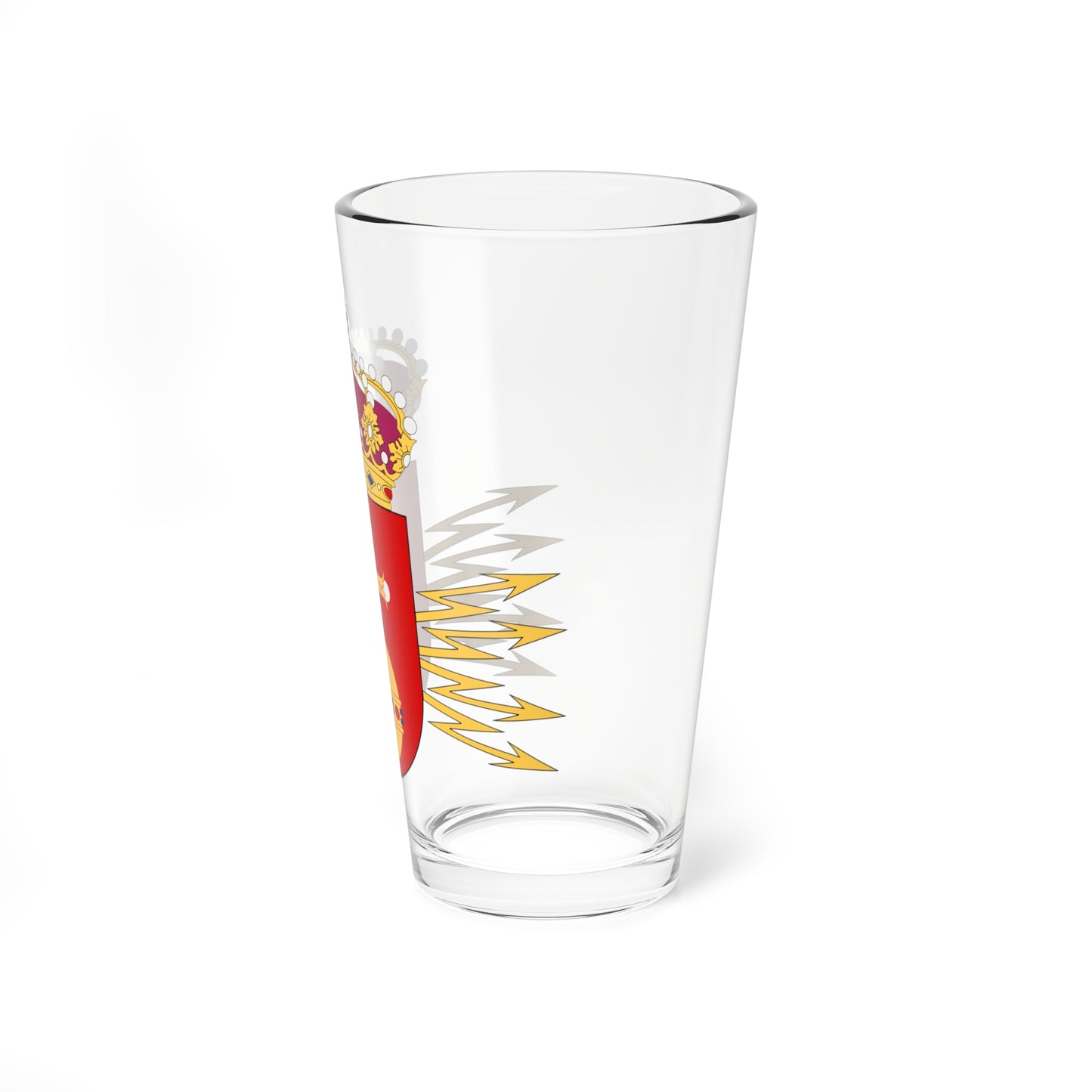 Upplands regemente vapen (Sweden) (Coat of Arms) Pint Glass 16oz