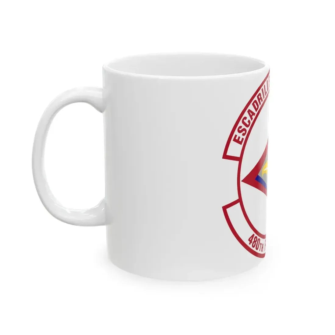 480th Fighter Squadron (U.S. Air Force) White Coffee Mug - Go Mug Yourself