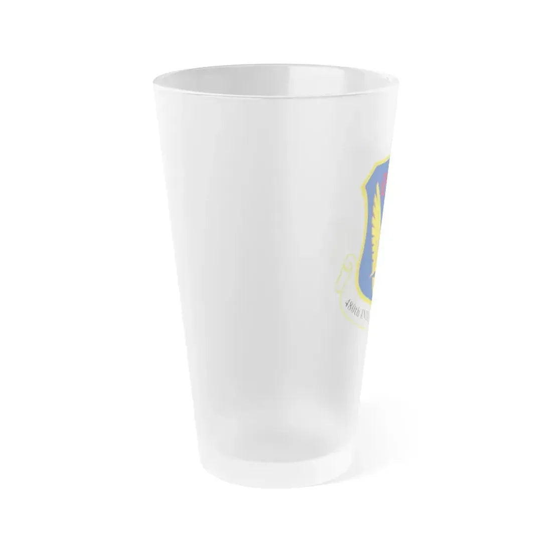 480th Intelligence Wing (U.S. Air Force) Frosted Pint Glass 16oz - Go Mug Yourself