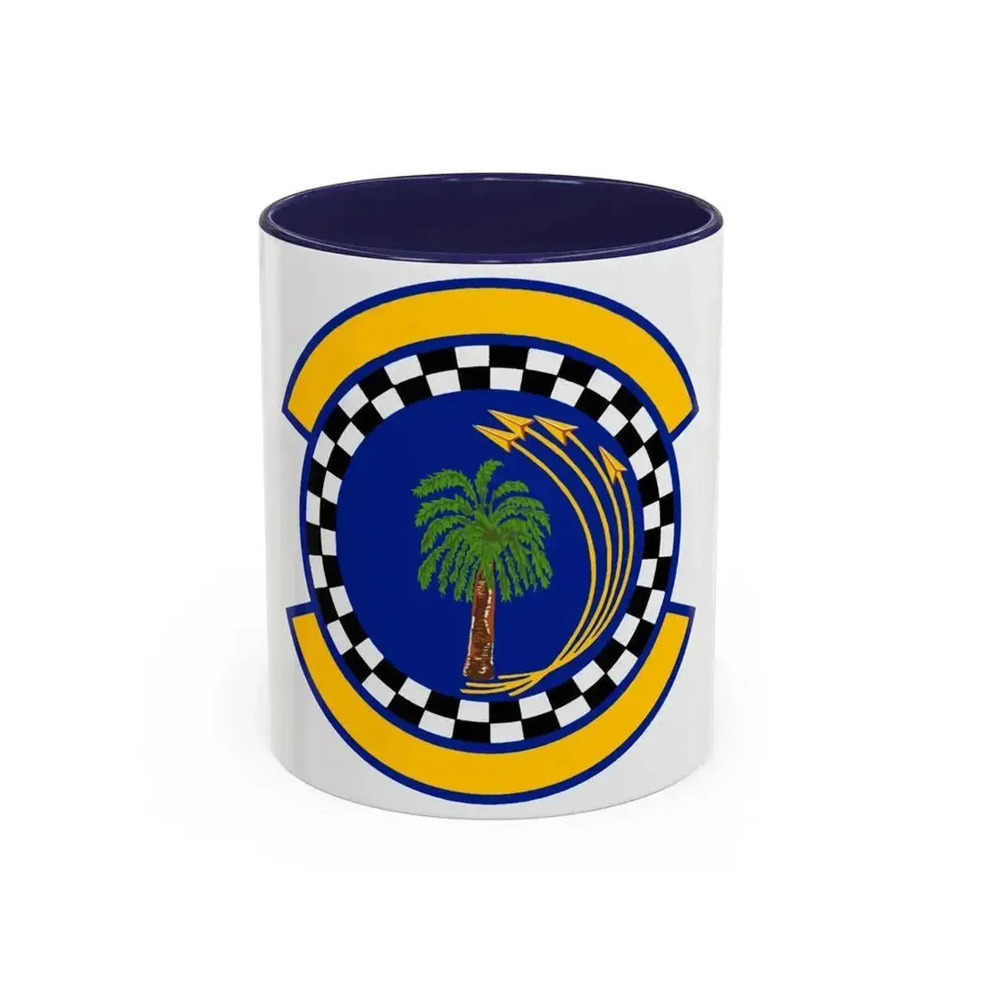 482 Force Support Squadron AFRC (U.S. Air Force) Accent Coffee Mug 11oz Navy - Go Mug Yourself