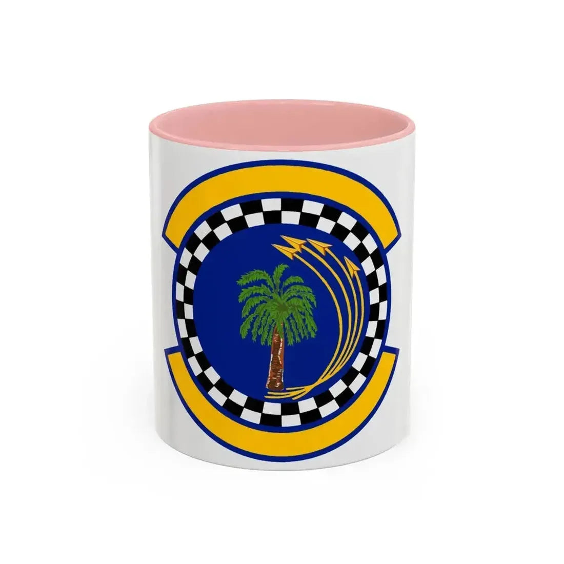 482 Force Support Squadron AFRC (U.S. Air Force) Accent Coffee Mug 11oz Pink - Go Mug Yourself
