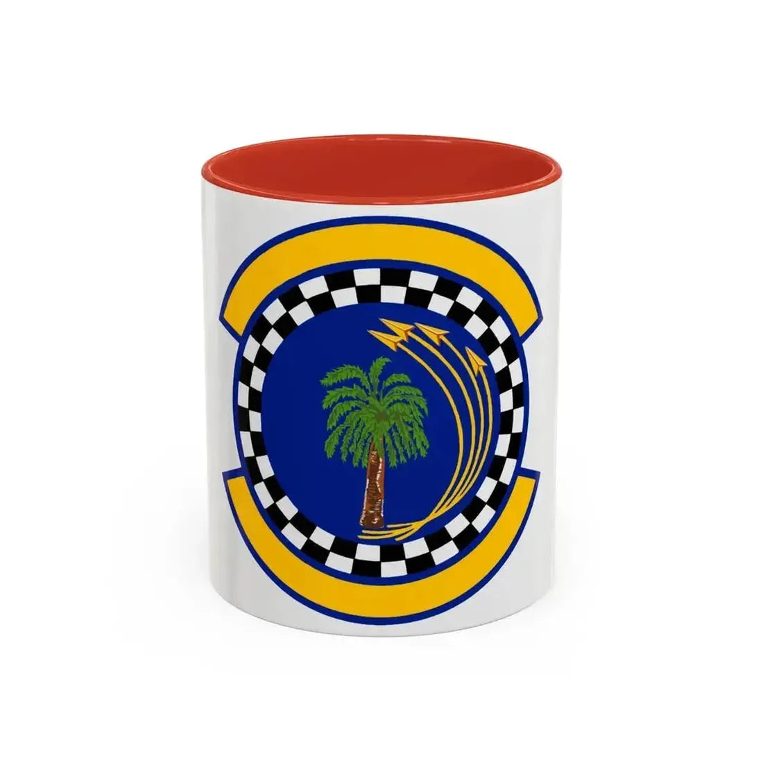 482 Force Support Squadron AFRC (U.S. Air Force) Accent Coffee Mug 11oz Red - Go Mug Yourself