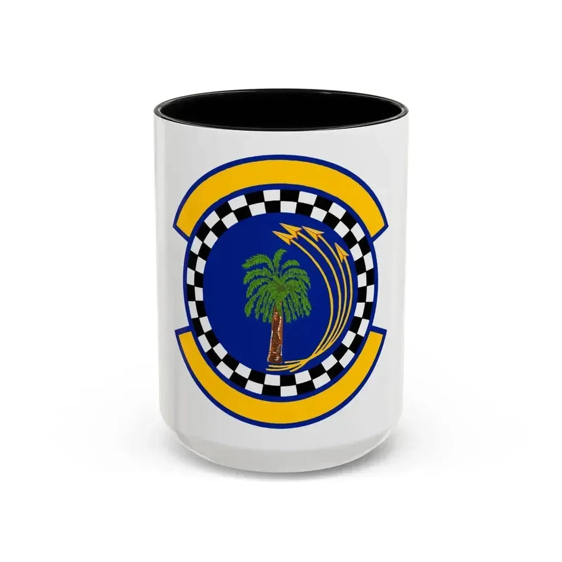 482 Force Support Squadron AFRC (U.S. Air Force) Accent Coffee Mug 15oz Black - Go Mug Yourself