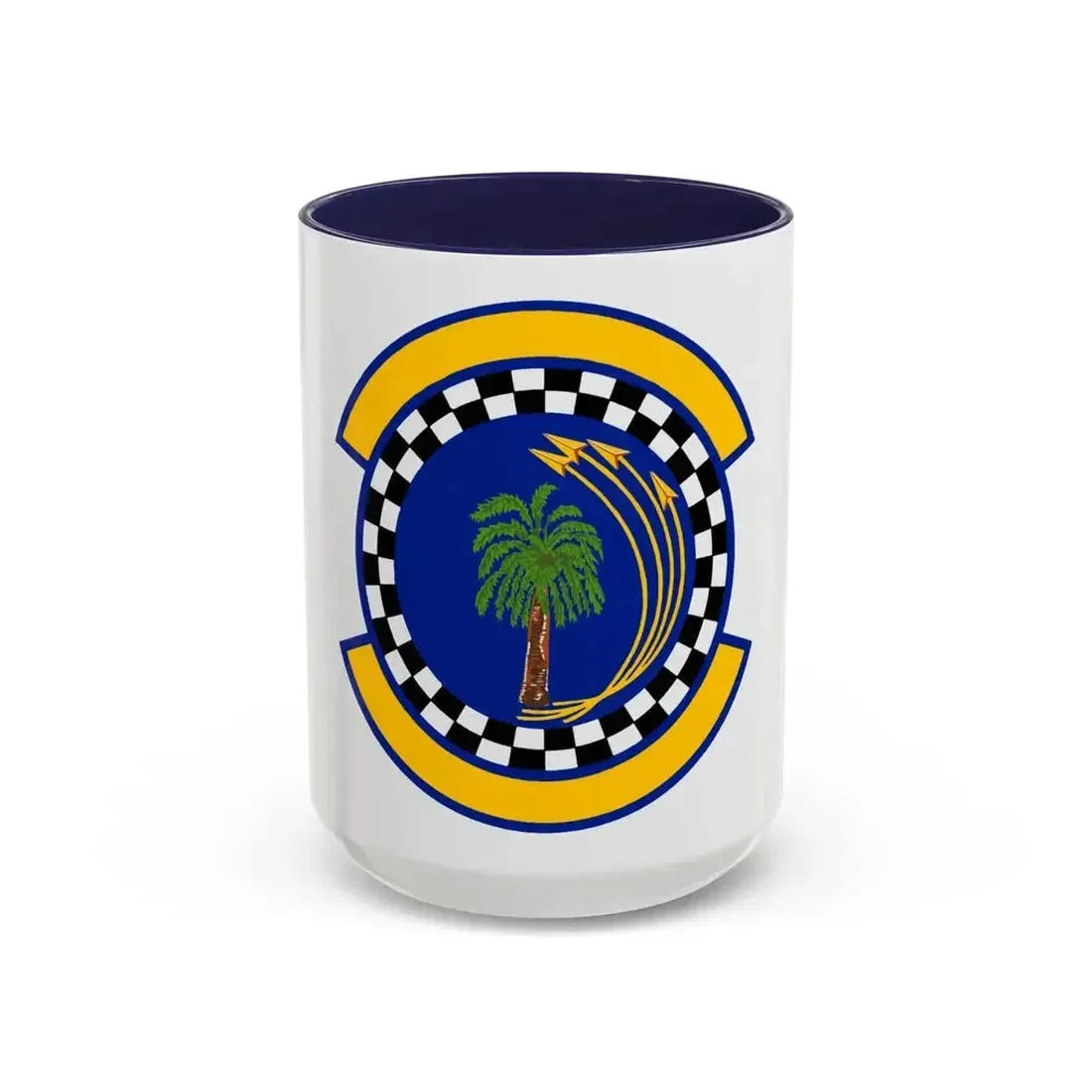 482 Force Support Squadron AFRC (U.S. Air Force) Accent Coffee Mug 15oz Navy - Go Mug Yourself