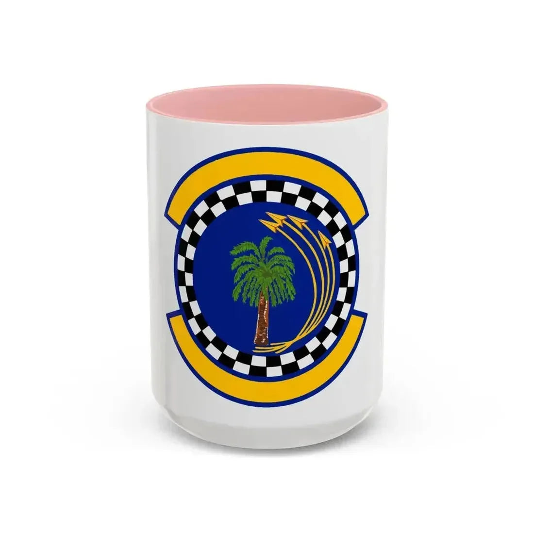482 Force Support Squadron AFRC (U.S. Air Force) Accent Coffee Mug 15oz Pink - Go Mug Yourself