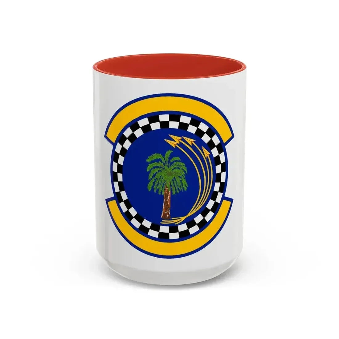 482 Force Support Squadron AFRC (U.S. Air Force) Accent Coffee Mug 15oz Red - Go Mug Yourself