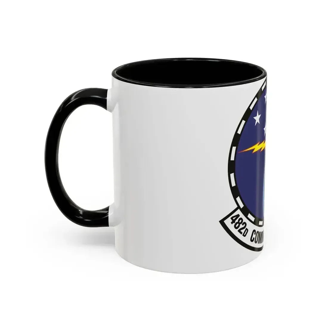 482d Communications Squadron (U.S. Air Force) Accent Coffee Mug - Go Mug Yourself