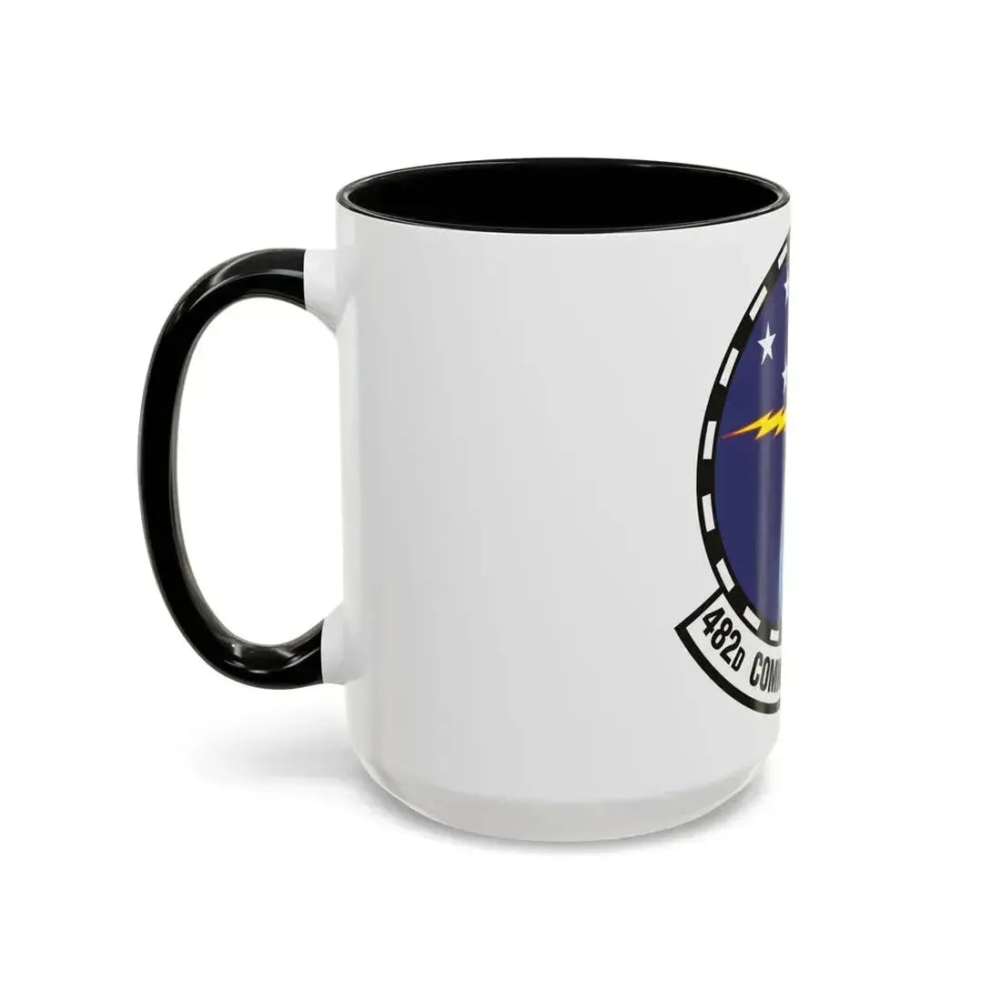 482d Communications Squadron (U.S. Air Force) Accent Coffee Mug - Go Mug Yourself
