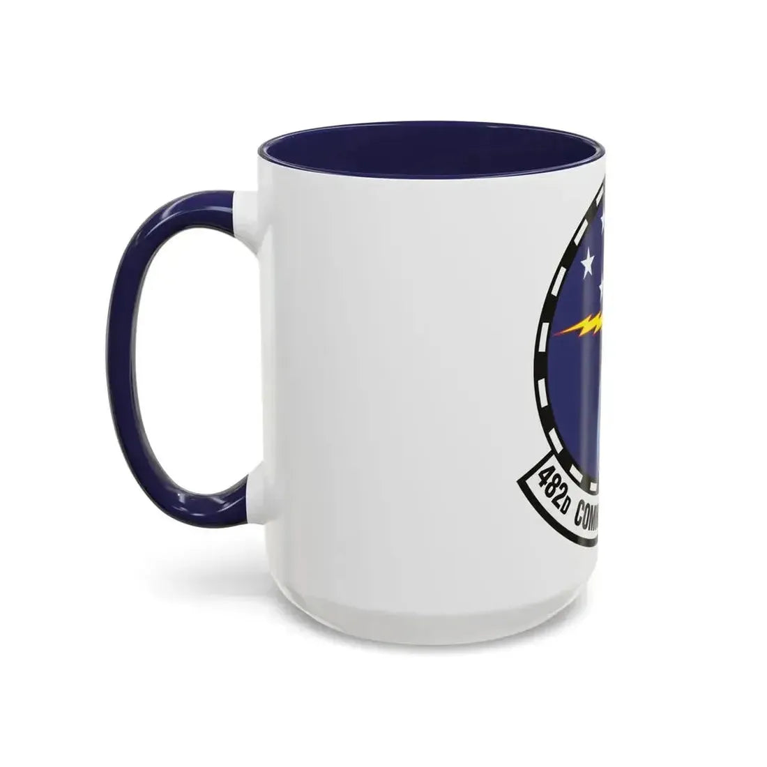 482d Communications Squadron (U.S. Air Force) Accent Coffee Mug - Go Mug Yourself