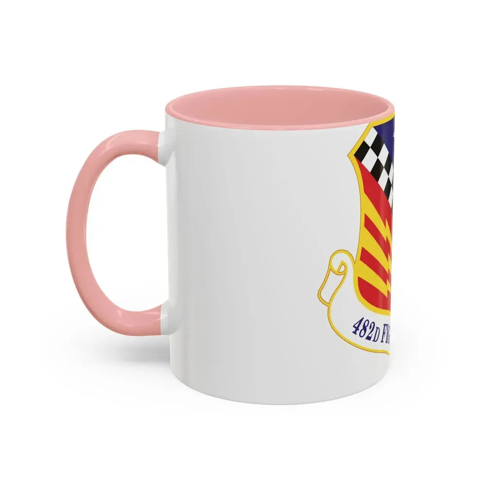 482d Fighter Wing (U.S. Air Force) Accent Coffee Mug - Go Mug Yourself