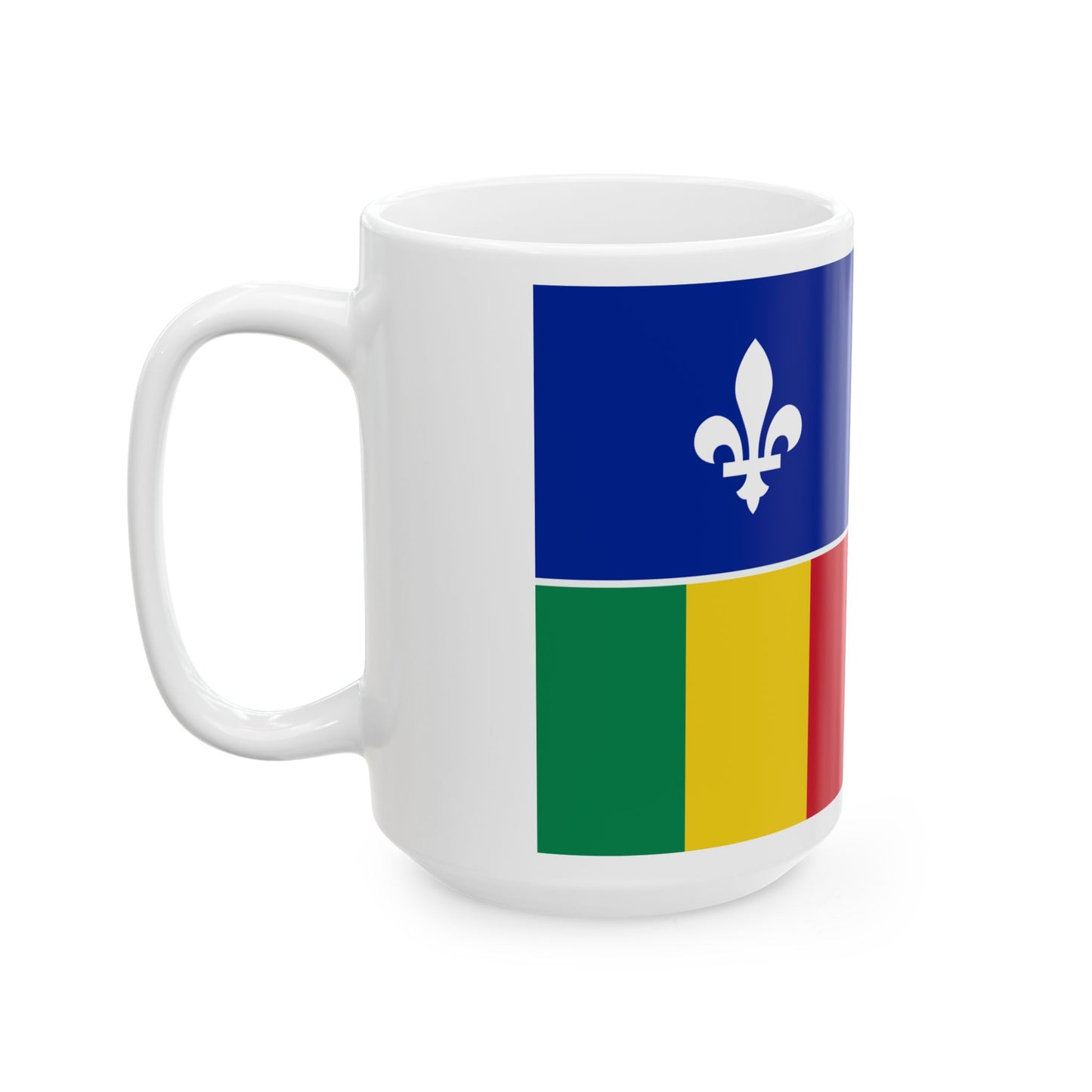 Louisiana Creole Flag (United States) White Coffee Mug