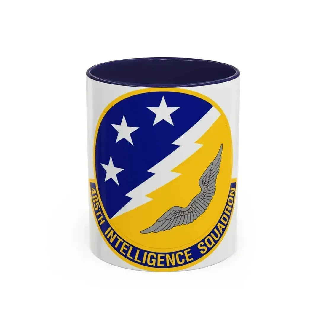 485 Intelligence Squadron ACC (U.S. Air Force) Accent Coffee Mug 11oz Navy - Go Mug Yourself
