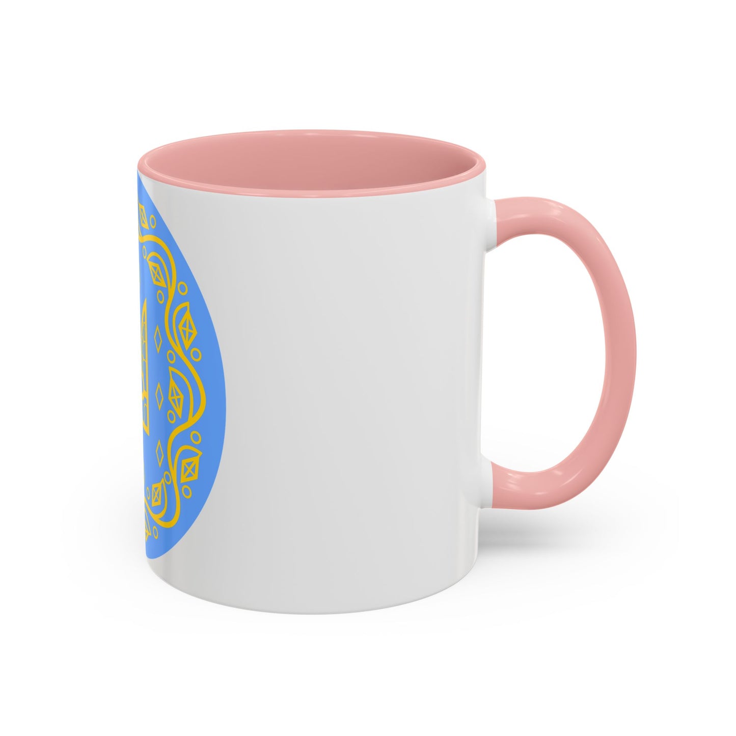 Coat of arms of Ukrainian People's Republic 2 - Accent Coffee Mug