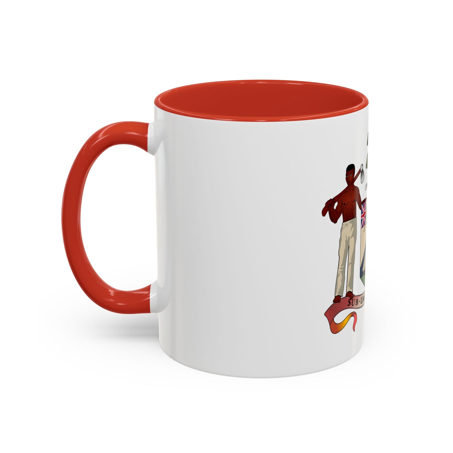 Coat of arms of British Honduras (1907-1967) - Accent Coffee Mug