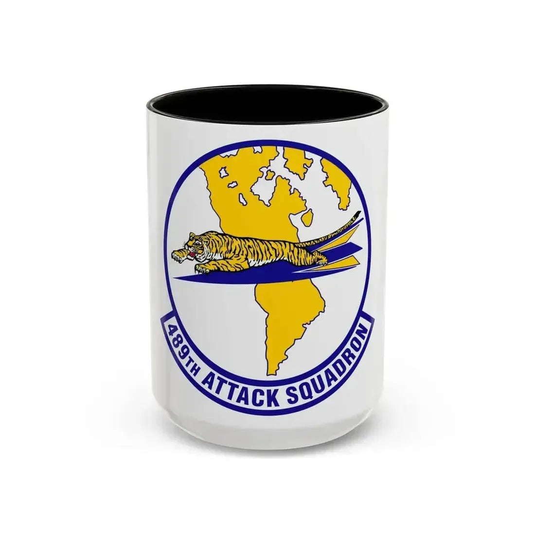 489 Attack Sq ACC (U.S. Air Force) Accent Coffee Mug 15oz Black - Go Mug Yourself