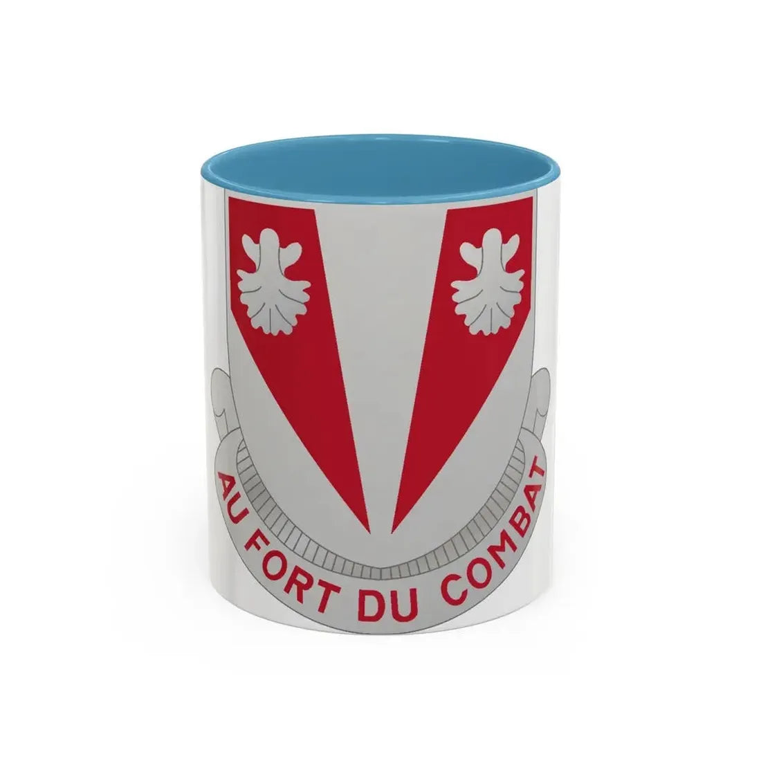 489 Engineer Battalion (U.S. Army) Accent Coffee Mug 11oz Light Blue - Go Mug Yourself