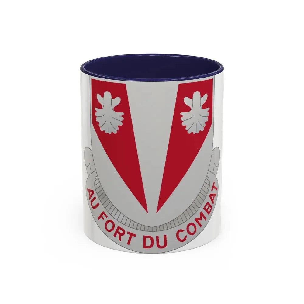 489 Engineer Battalion (U.S. Army) Accent Coffee Mug 11oz Navy - Go Mug Yourself