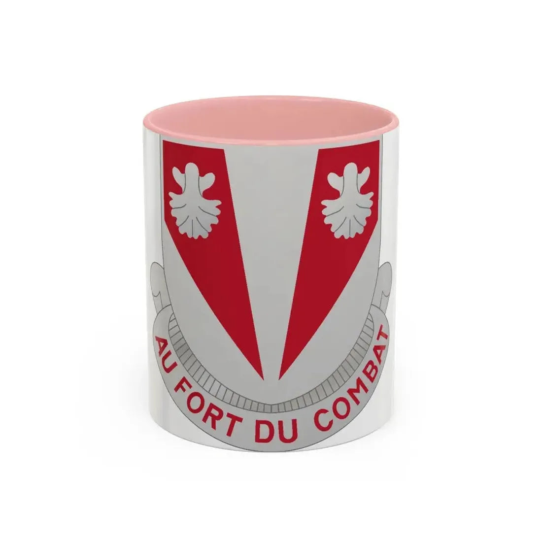 489 Engineer Battalion (U.S. Army) Accent Coffee Mug 11oz Pink - Go Mug Yourself