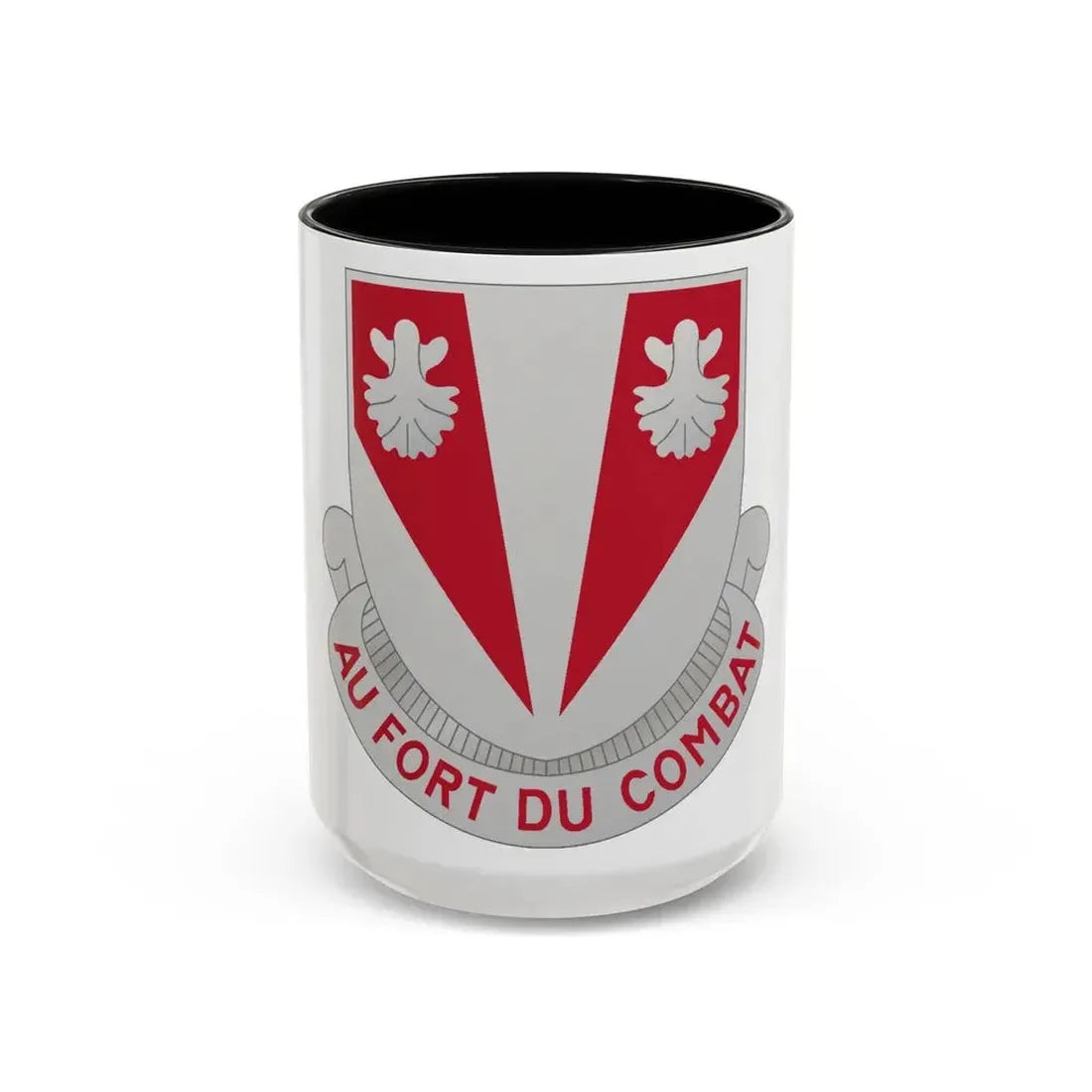 489 Engineer Battalion (U.S. Army) Accent Coffee Mug 15oz Black - Go Mug Yourself