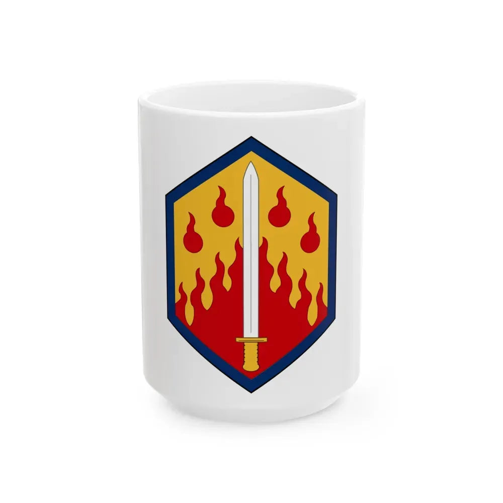 48th Chemical Brigade (U.S. Army) White Coffee Mug 15oz - Go Mug Yourself