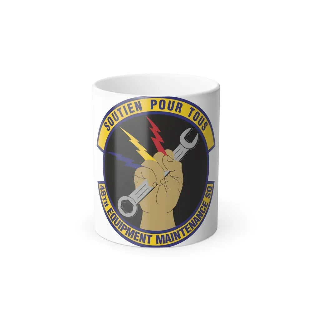 48th Equipment Maintenance Squadron (U.S. Air Force) Color Changing Coffee Mug 11oz - Go Mug Yourself