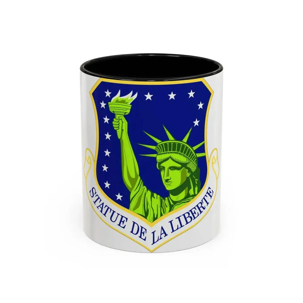 48th Fighter Wing (U.S. Air Force) Accent Coffee Mug 11oz Black - Go Mug Yourself