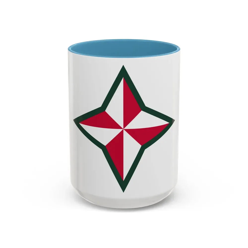48TH INFANTRY DIVISION (U.S. Army) Accent Coffee Mug 15oz Light Blue - Go Mug Yourself