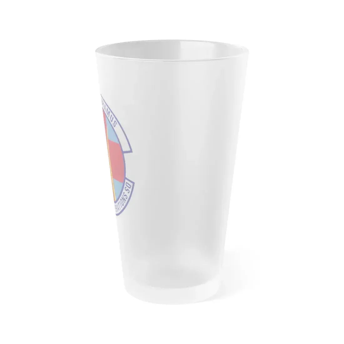 48th Inpatient Operations Squadron (U.S. Air Force) Frosted Pint Glass 16oz - Go Mug Yourself