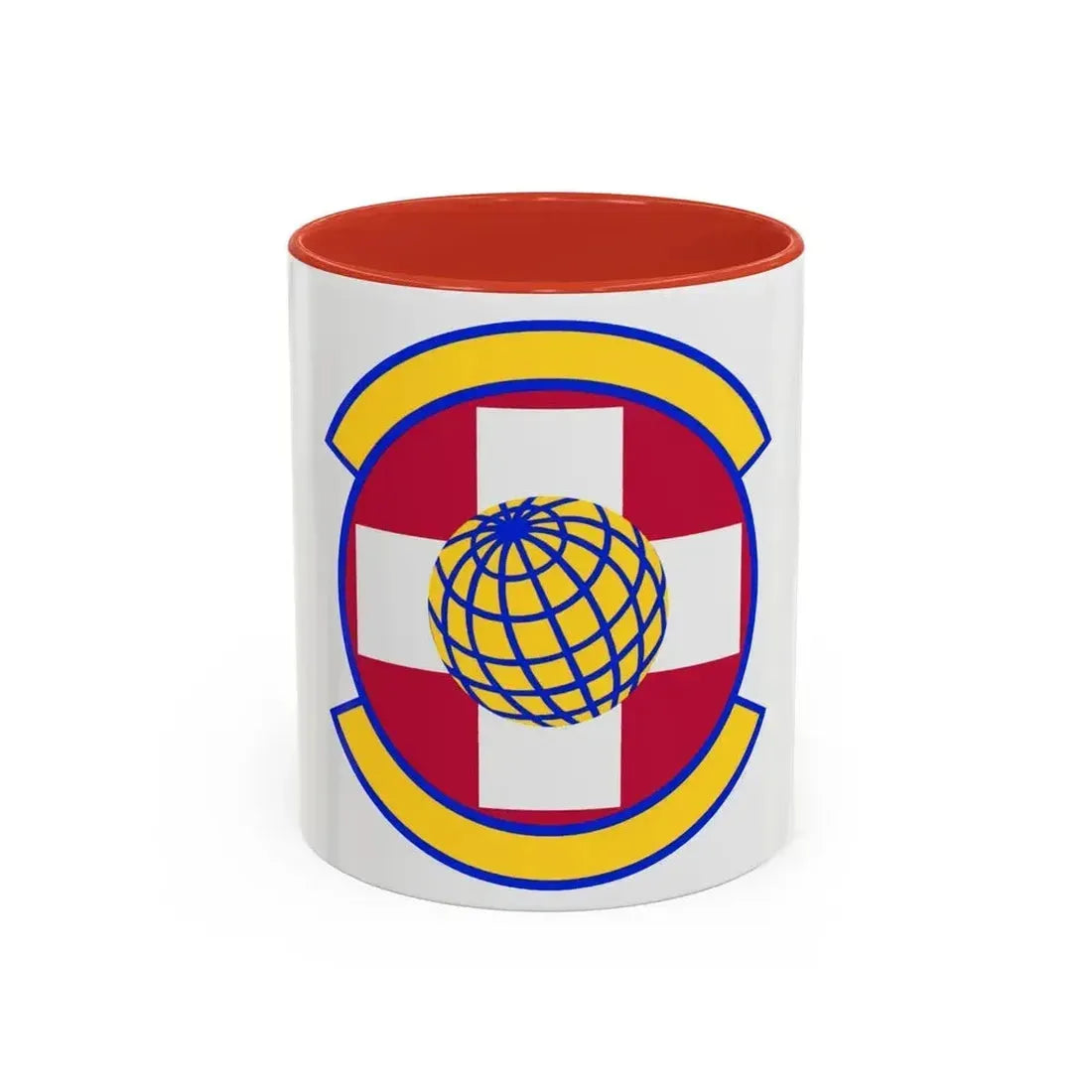 49 Healthcare Operations Squadron AETC (U.S. Air Force) Accent Coffee Mug 11oz Red - Go Mug Yourself