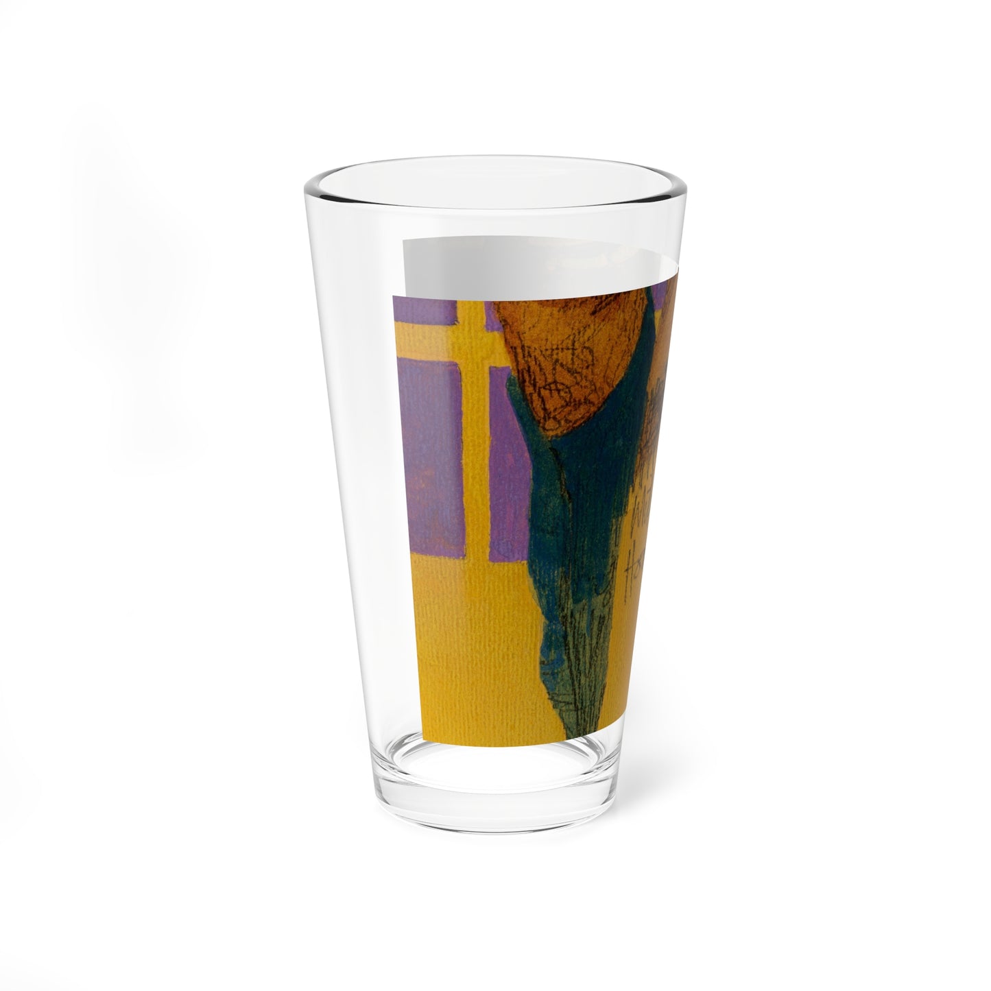 Lew Archer The Wycherly Woman, paperback cover (Bantam Books, 1978)_ signature - Pint Glass 16oz