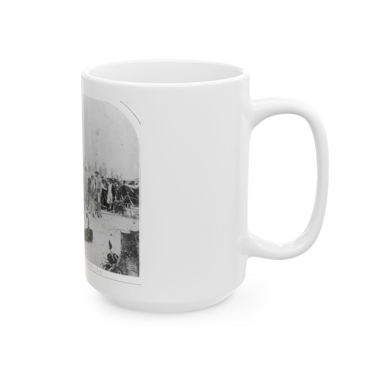 View Of Indiana Artillery, Port Hudson, La (U.S. Civil War) White Coffee Mug