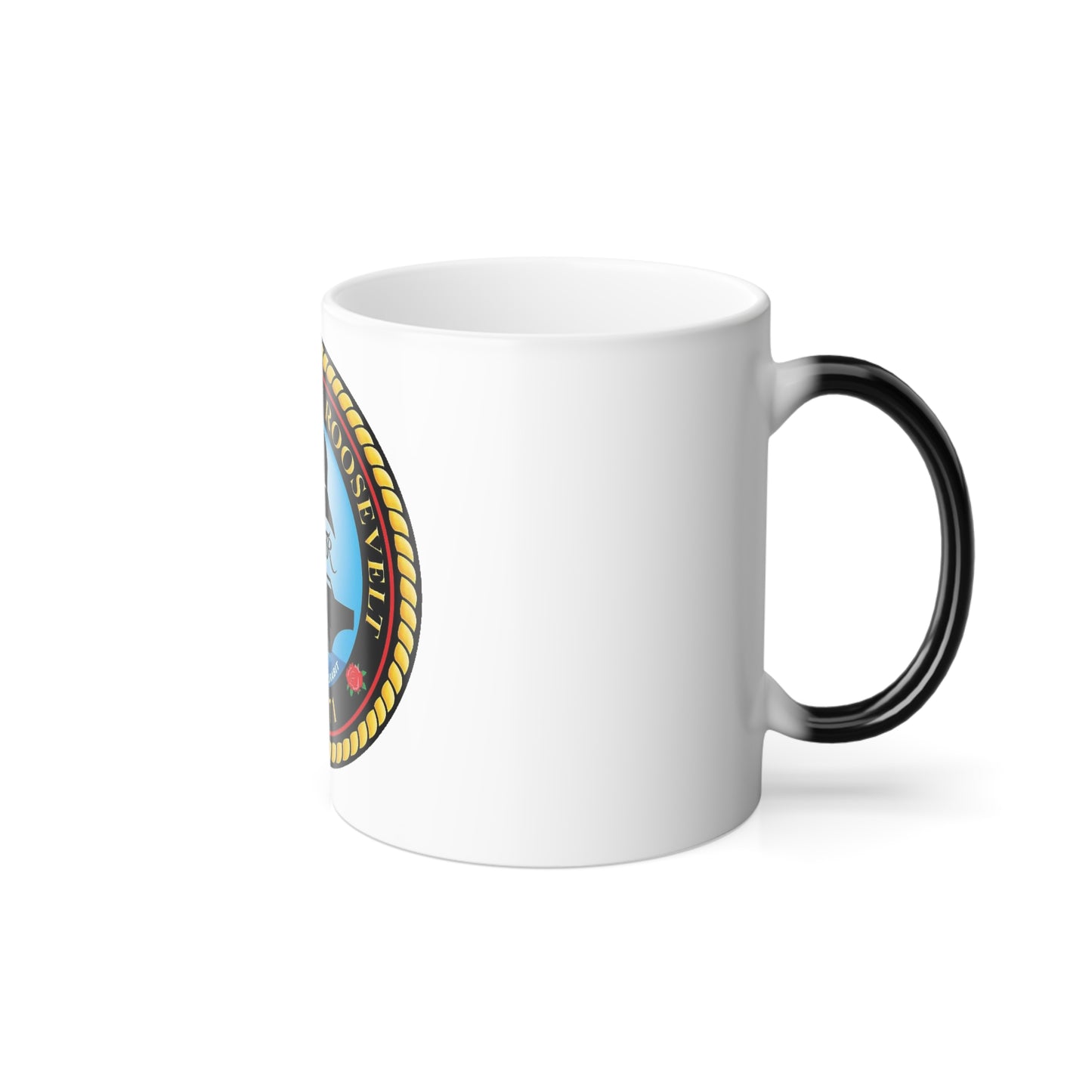 CVN 71 USS Theodore Roosevelt 1986 (U.S. Navy) Color Changing Mug 11oz
