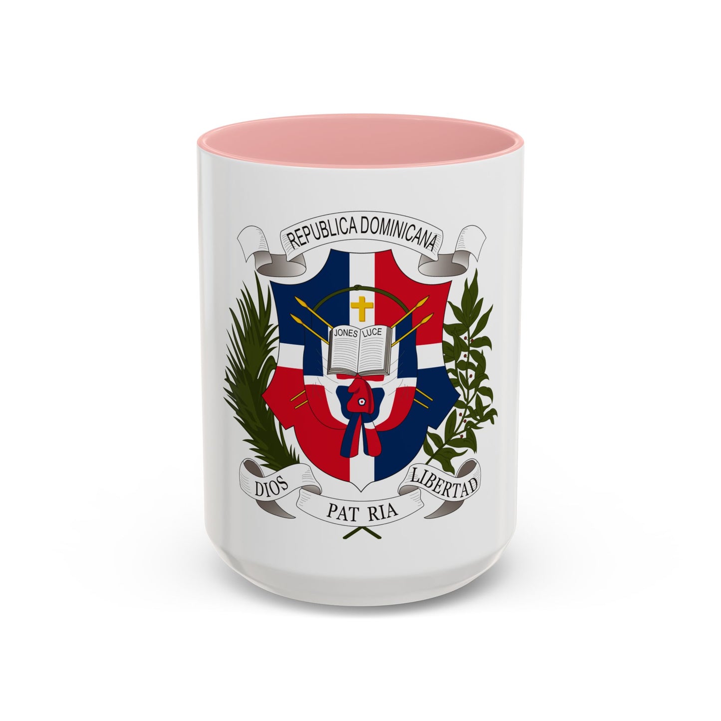 Coat of arms of the Dominican Republic (1860) - Accent Coffee Mug