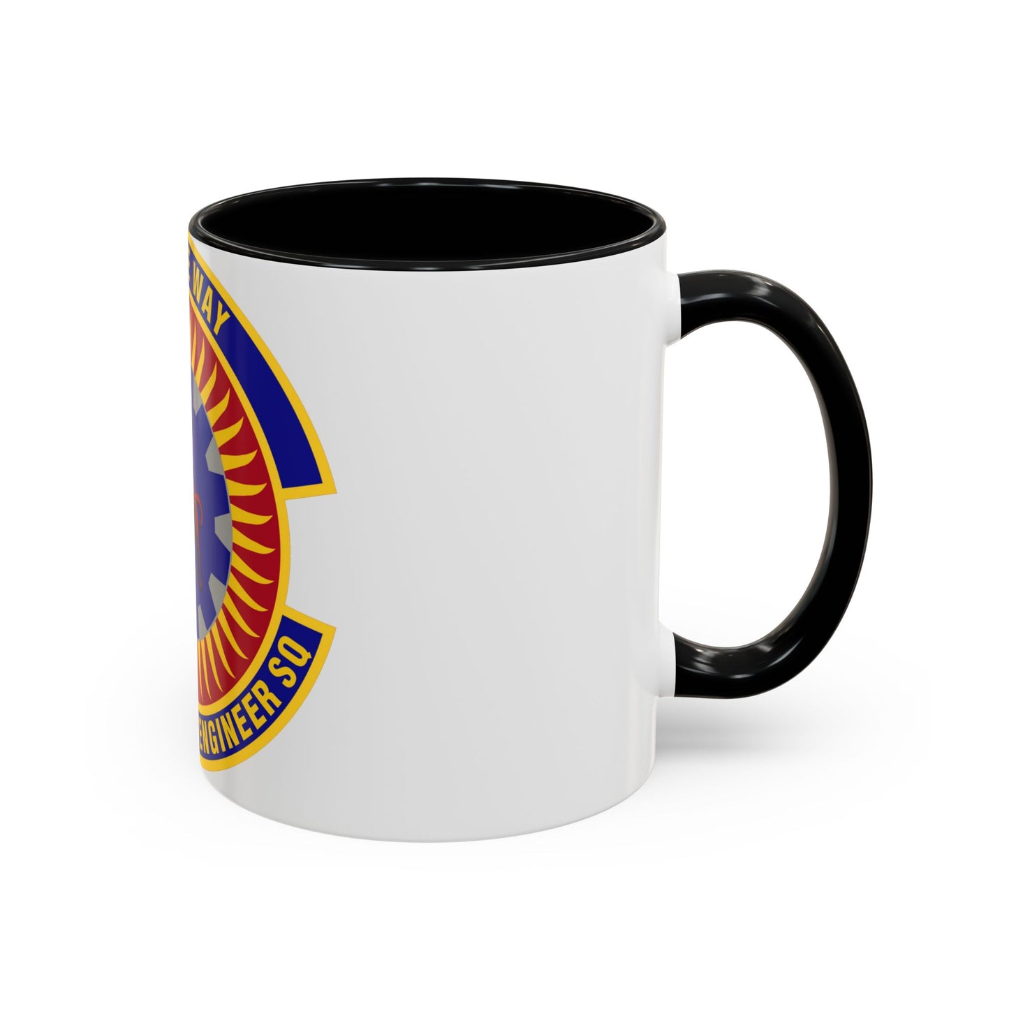 376th Expeditionary Civil Engineer Squadron (U.S. Air Force) Accent Coffee Mug