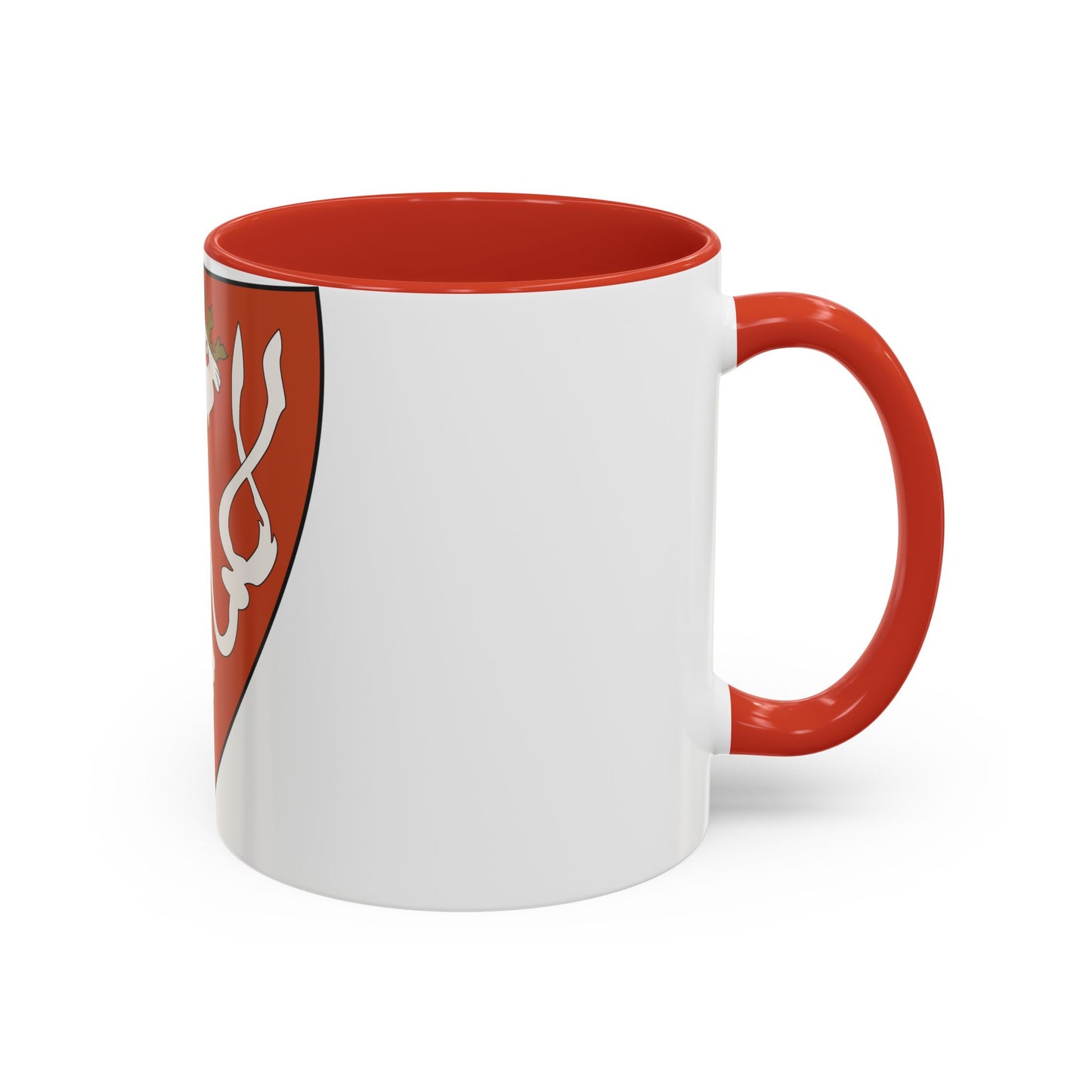 Lesser coat of arms of the Kingdom of Bohemia (Wenceslaus II of Bohemia) - Accent Coffee Mug