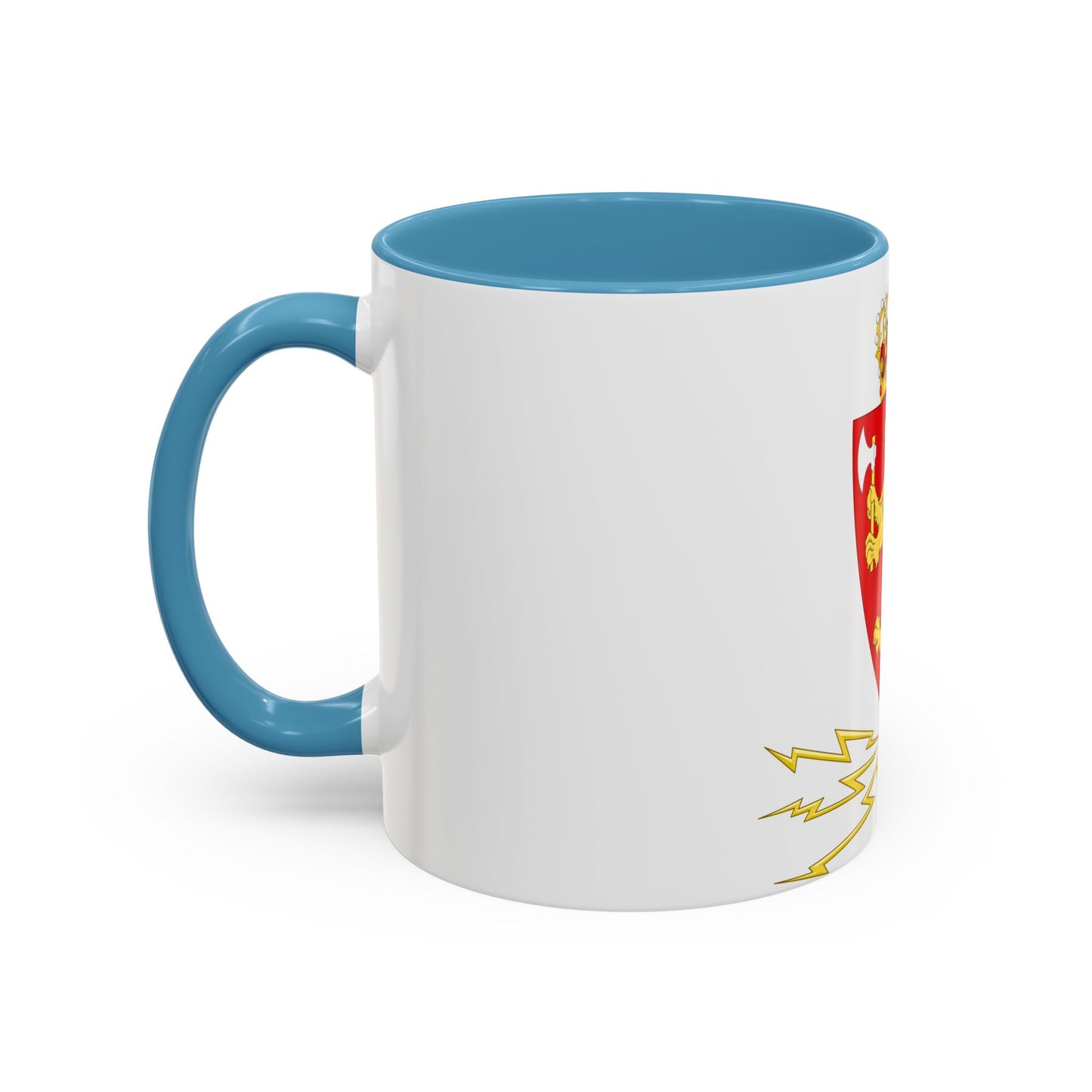 Coat of arms of the Norwegian Telegraph Administration - Accent Coffee Mug