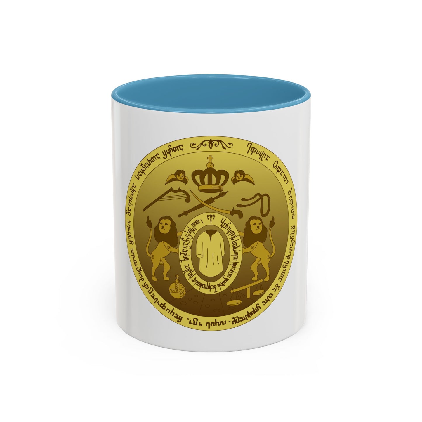 Coat of arms of Kingdom of Kartli-Kakheti - Accent Coffee Mug