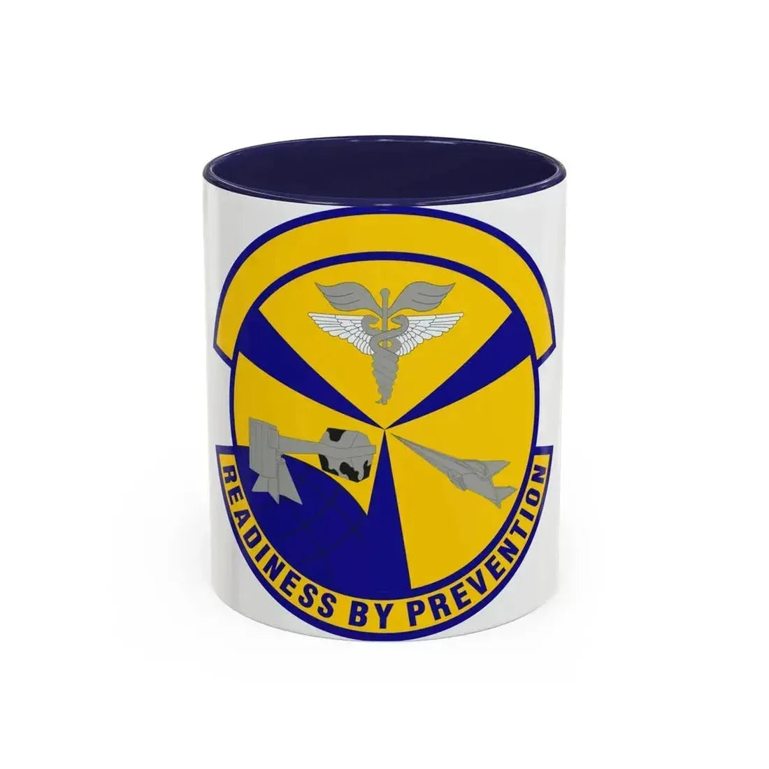 49th Aerospace Medicine Squadron (U.S. Air Force) Accent Coffee Mug 11oz Navy - Go Mug Yourself