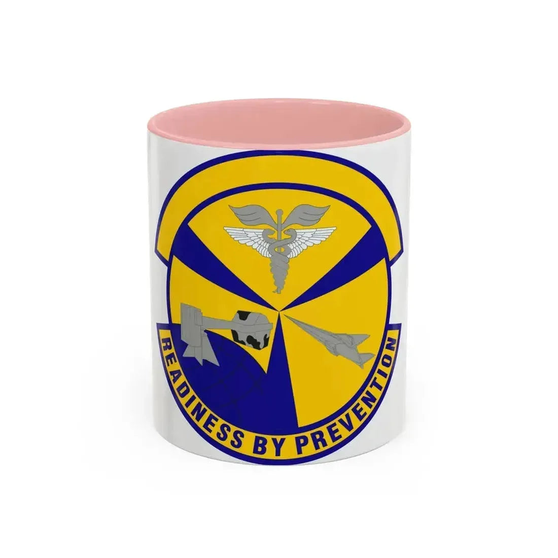 49th Aerospace Medicine Squadron (U.S. Air Force) Accent Coffee Mug 11oz Pink - Go Mug Yourself