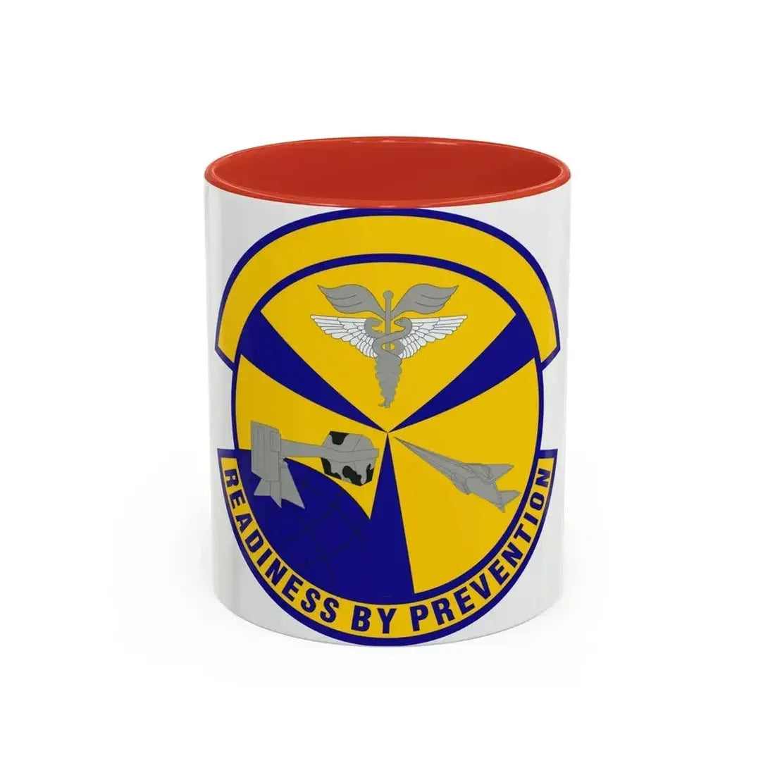 49th Aerospace Medicine Squadron (U.S. Air Force) Accent Coffee Mug 11oz Red - Go Mug Yourself