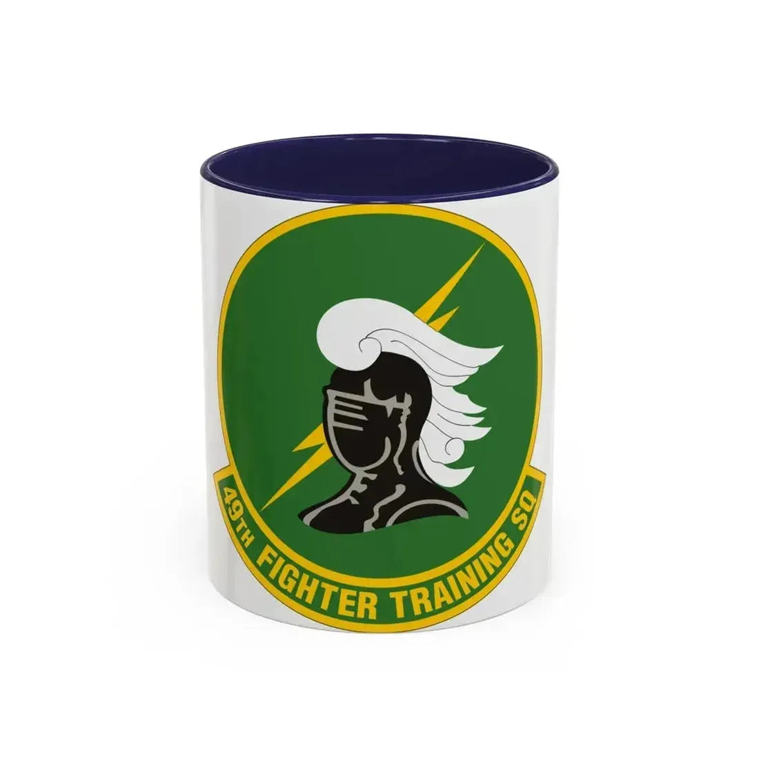 49th Fighter Training Squadron (U.S. Air Force) Accent Coffee Mug 11oz Navy - Go Mug Yourself