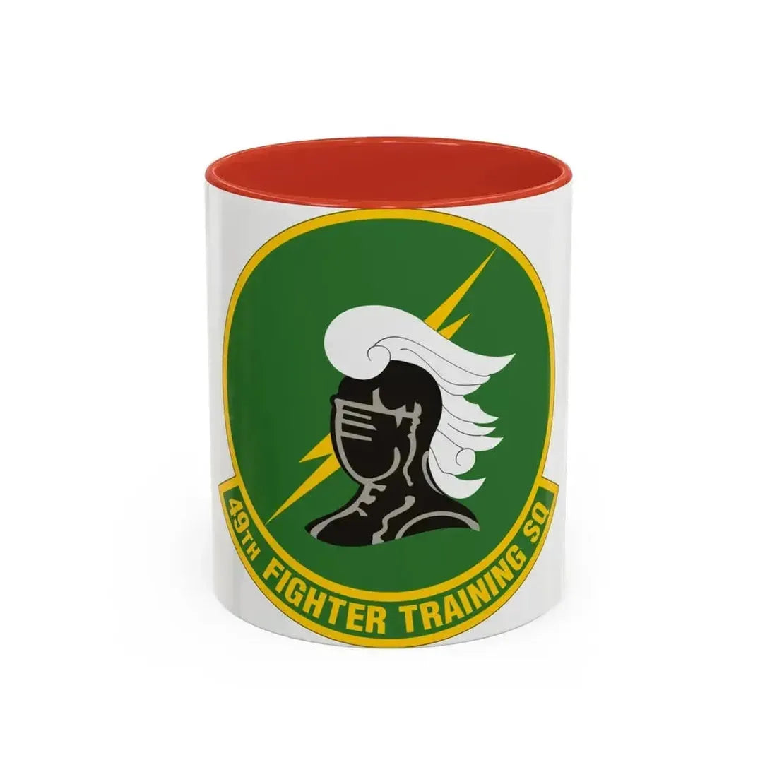 49th Fighter Training Squadron (U.S. Air Force) Accent Coffee Mug 11oz Red - Go Mug Yourself