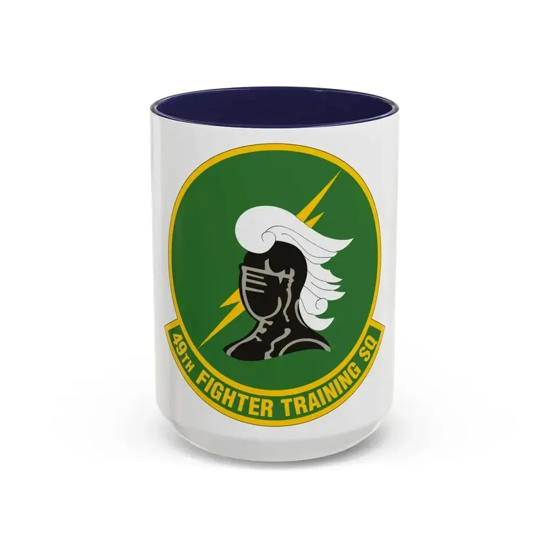 49th Fighter Training Squadron (U.S. Air Force) Accent Coffee Mug 15oz Navy - Go Mug Yourself
