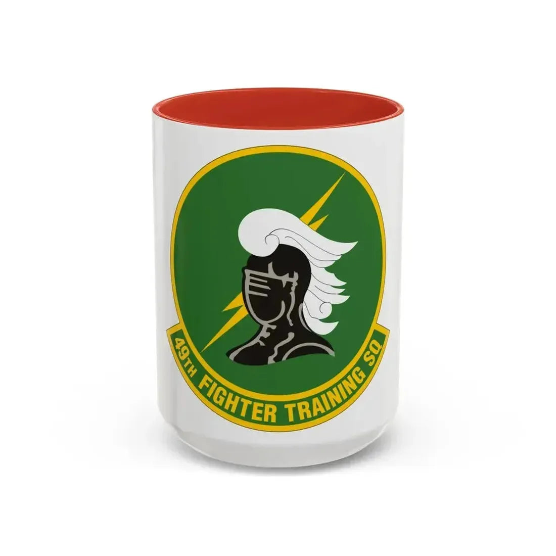 49th Fighter Training Squadron (U.S. Air Force) Accent Coffee Mug 15oz Red - Go Mug Yourself
