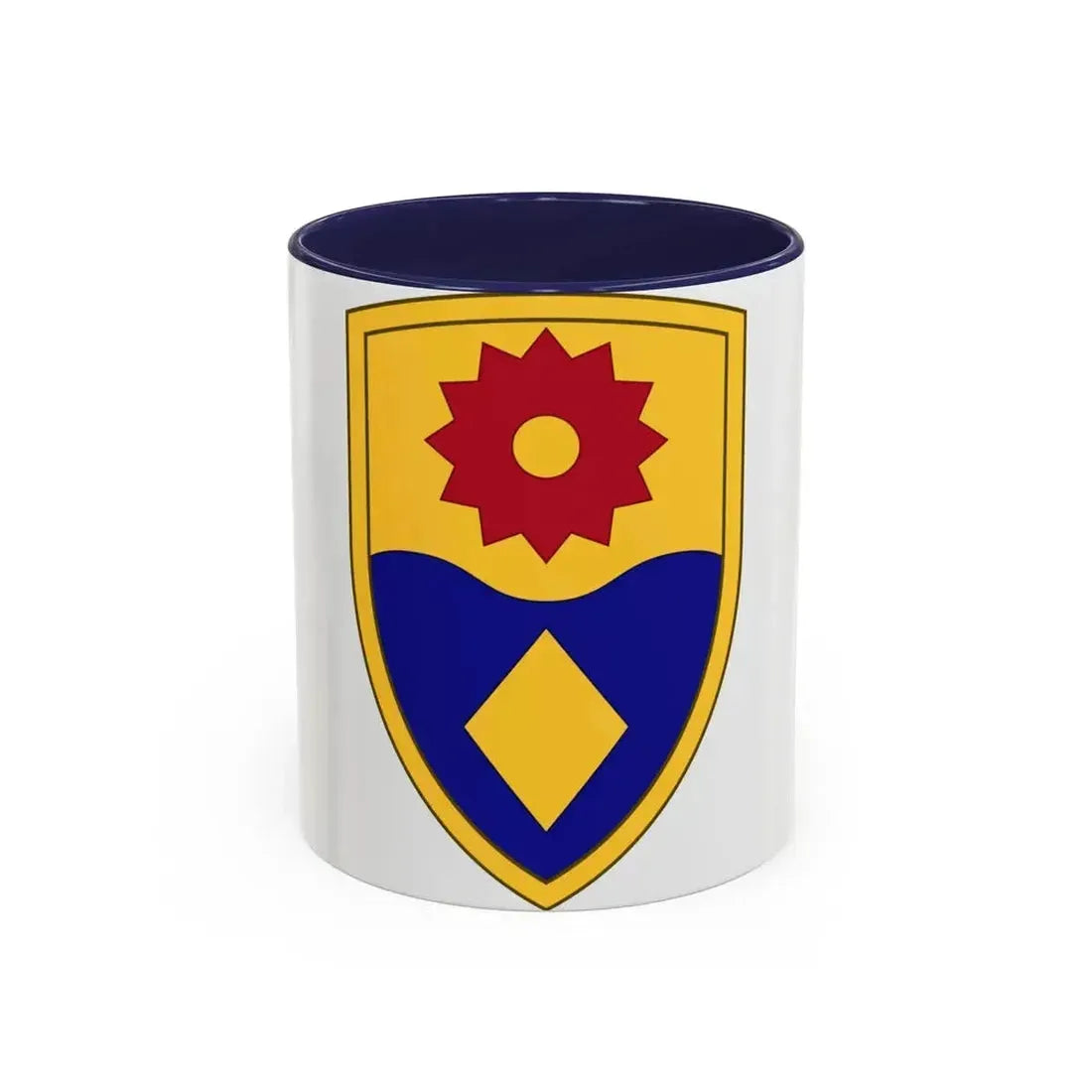 49th Military Police Brigade (U.S. Army) Accent Coffee Mug 11oz Navy - Go Mug Yourself