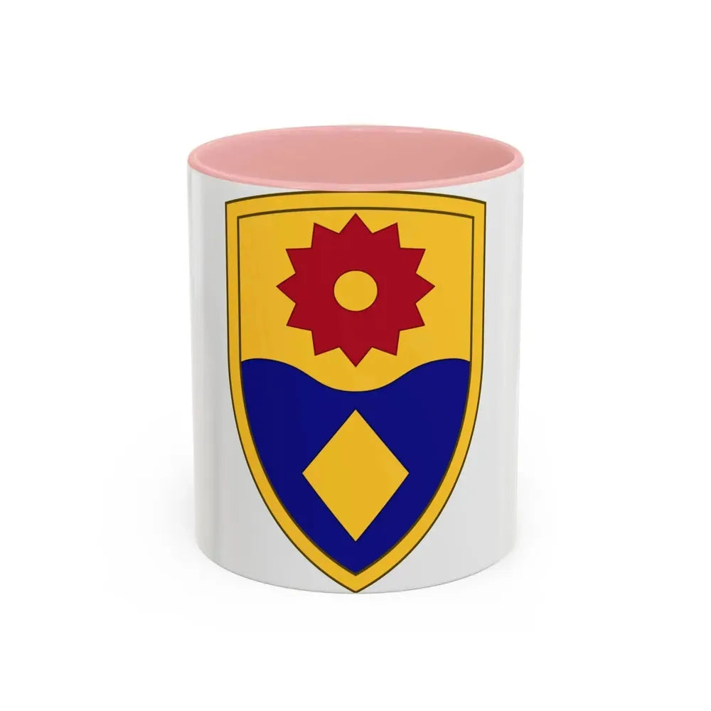 49th Military Police Brigade (U.S. Army) Accent Coffee Mug 11oz Pink - Go Mug Yourself