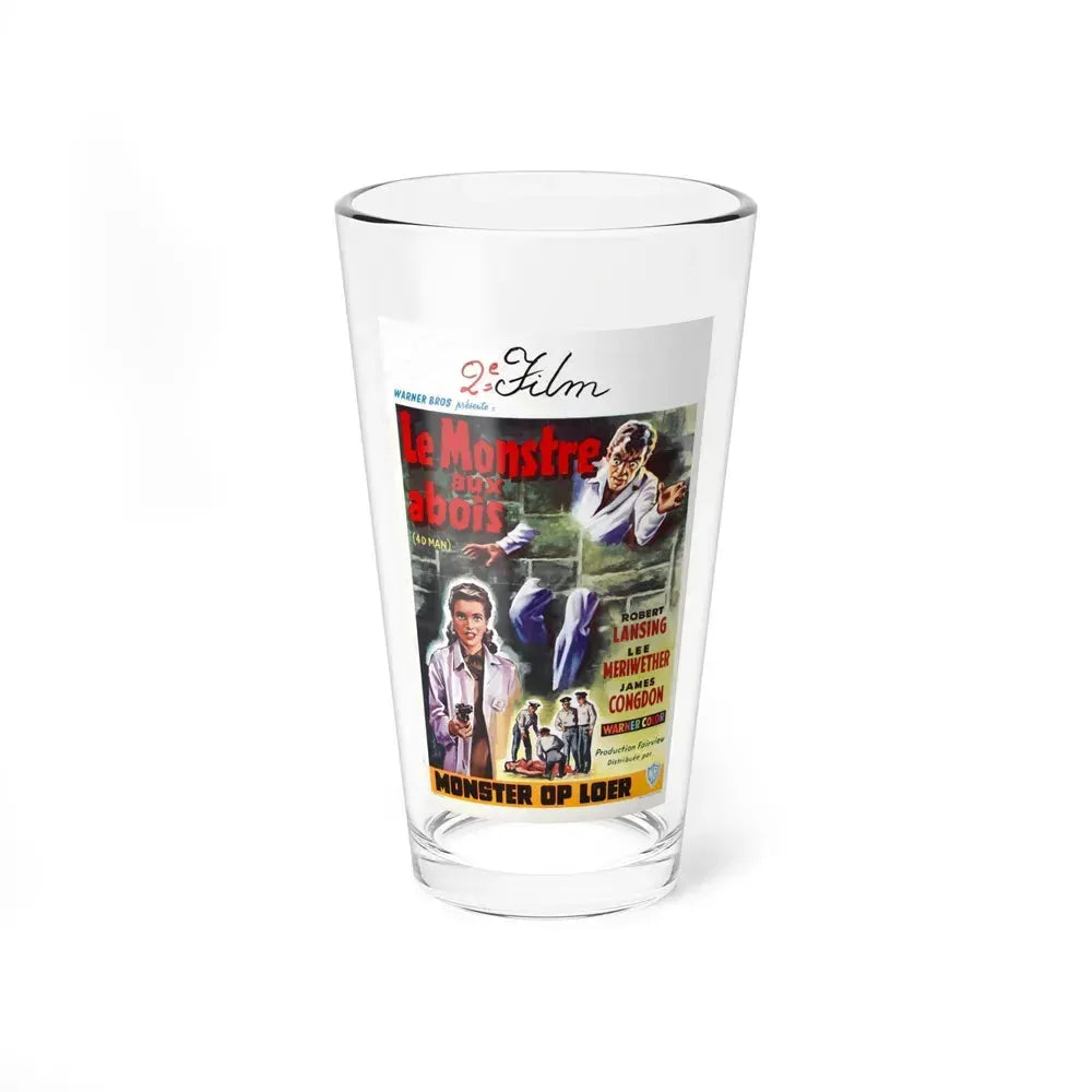 4D MAN (BELGIAN) 1959 Movie Poster - Pint Glass 16oz 16oz - Go Mug Yourself