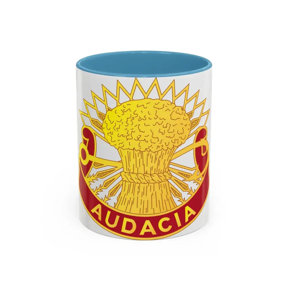 4th Air Defense Artillery Regiment (U.S. Army) Accent Coffee Mug 11oz Light Blue - Go Mug Yourself